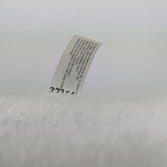 2007 Large Pound Puppy Puppies 01300 Autographed Bowling White Red Collar Plush - Picture 10 of 16